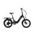 Capriolo E-bike Folding pedelec kerékpár Fekete