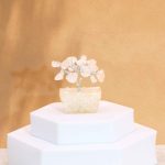 Mini Drágakő Szerencsefa Orgonit Alapon - Kőkvarc (15 kő)