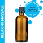 Relaxációs  Masszázsolaj  - 100ml - Címke Nélkül