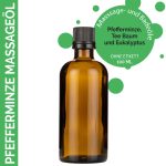 Friss Menta  Masszázsolaj  - 100ml - Címke Nélkül