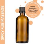 Fűszeres  Masszázsolaj  - 100ml - Címke Nélkül