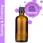 Tonizáló és Feszesítő Masszázsolaj  - 100ml - Címke Nélkül