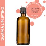 Melegítő és Élénkítő Masszázsolaj  - 100ml - Címke Nélkül