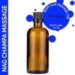 Nag Champa Masszázsolaj  - 100ml - Címke Nélkül
