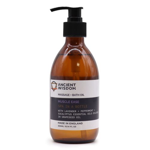 Aromaterápiás masszázs- és fürdőolaj - Izomlazító 300 ml