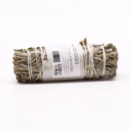   Csomagolt füstölő köteg - Fehér zsálya, gyömbér és cédrus 10cm
