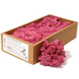 Minőségi Dekorációs Moha - Rózsaszín - 500g