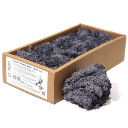Minőségi Dekorációs Moha - Szürke - 500g