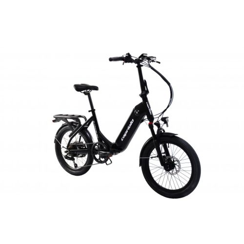 Capriolo E-BIKE Folding 20 M:2025 fekete elektromos kerékpár