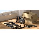 Merach E43B1 elliptikus tréner, elektromos mini stepper, 8 program