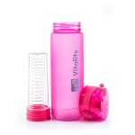 G21 smoothie/juice palack, 600 ml, jeges rózsaszín