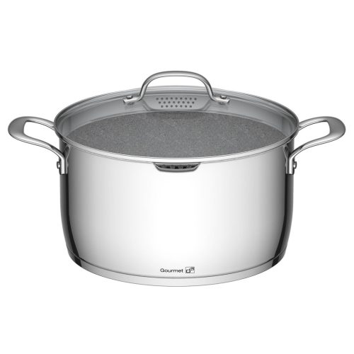 G21 Gourmet Miracle 28 cm átmérőjű főzőedény, rozsdamentes acél/greblon