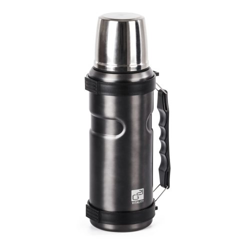 G21 ivópalack, 1000 ml, acélszürke, fogantyúval