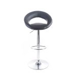 G21 Orbita bárszék, fekete, műbőr