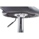 G21 Orbita bárszék, fekete, műbőr