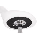 G21 Aletra bárszék, fehér, műbőr