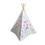 G21 játék - Teepee sátor Tavaszi rét, rózsaszín virágok