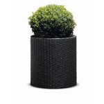 Keter Cylinder L virágcserép, szürke