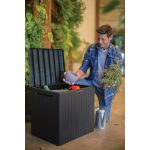 Keter City Storage Box 113L kerti tároló doboz, grafitszürke