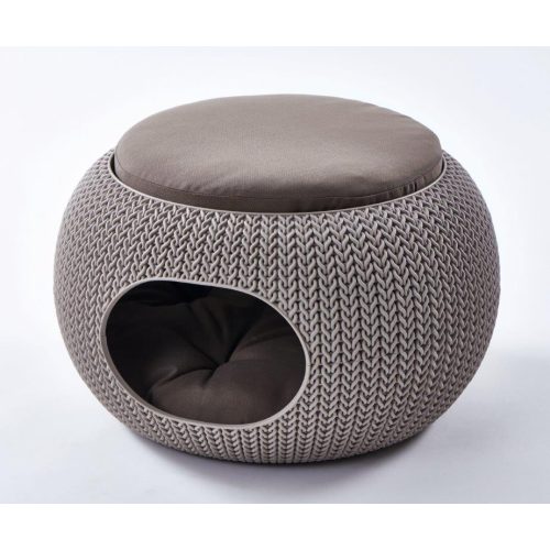 Curver Knit Pet Home fekhely cappuccino színben