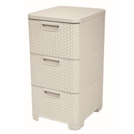 Curver Style 3x14L fiókos polc, fehér