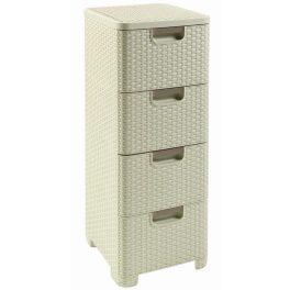 Curver Style 4x14L fiókos polc, fehér