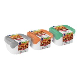 Curver 3 db-os négyszögletes dobozkészlet 3 x 0,8l