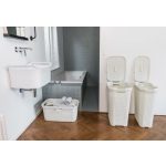 Curver Style szennyestartó kosár 60L krém fehér