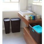 Curver Style szennyestartó kosár 60L sötétbarna