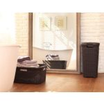 Curver Style szennyestartó kosár 40L sötétbarna