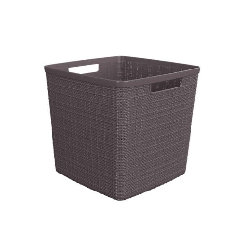Curver Jute Cube doboz 17L szürke