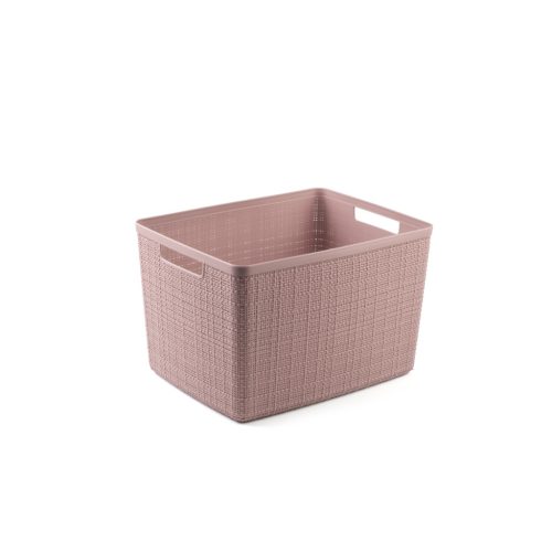 Curver Jute L doboz 20L rózsaszín