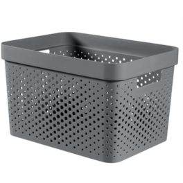 Curver Infinity Dots doboz 17L szürke