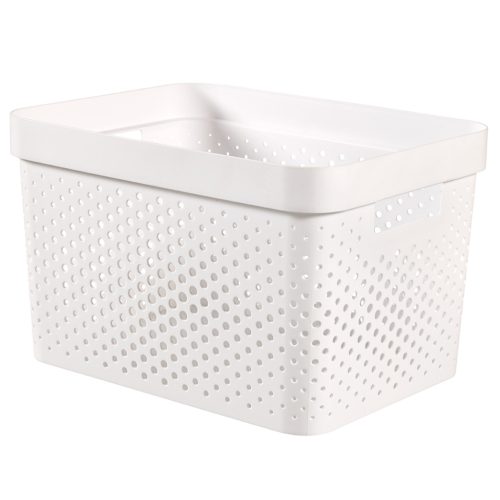Curver Infinity Dots doboz 17L fehér