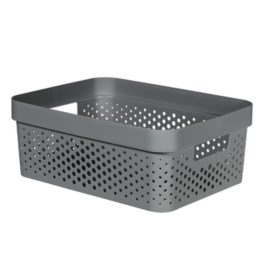 Curver Infinity Dots doboz 11L szürke