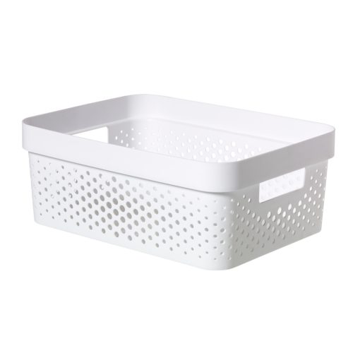 Curver Infinity Dots doboz 11L fehér
