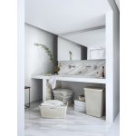 Curver Jute szennyeskosár 58L fedéllel bézs