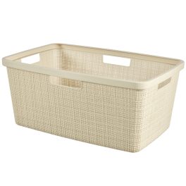 Curver Jute szennyeskosár 46L bézs