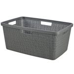 Curver Jute szennyeskosár 46L szürke