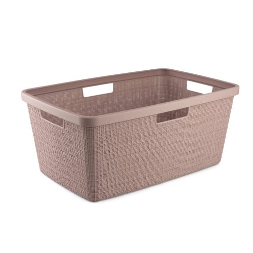Curver Jute szennyeskosár 46L rózsaszín