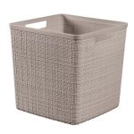 Box Curver Jute Cube 17L taupe