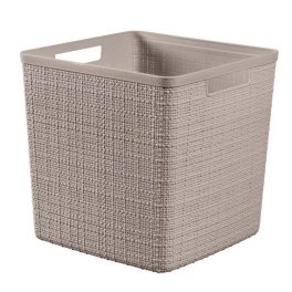 Box Curver Jute Cube 17L taupe