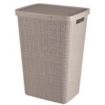 Curver Jute 58 l szennyestartó kosár fedéllel taupe