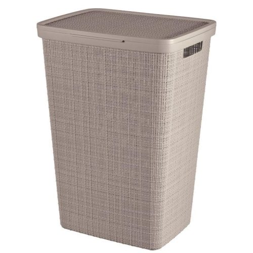 Curver Jute 58 l szennyestartó kosár fedéllel taupe