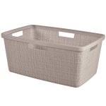 Curver Jute 46 l szennyestartó kosár taupe
