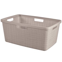 Curver Jute 46 l szennyestartó kosár taupe