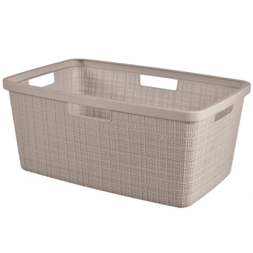 Curver Jute 46 l szennyestartó kosár taupe