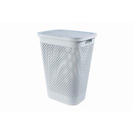 Curver Pure 55 l kék szennyestartó fedéllel