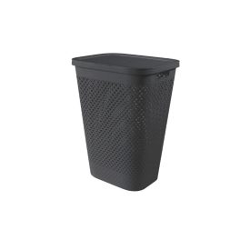 Curver Pure 55 l sötétszürke szennyestartó fedéllel