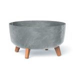 Prosperplast GRACIA LOW kaspó 38 cm beton effect